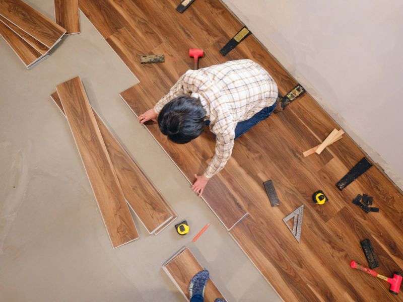 Installation Process of Luxury Vinyl Plank Flooring