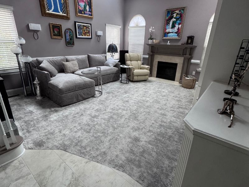 Carpet installation — J.O. Flooring