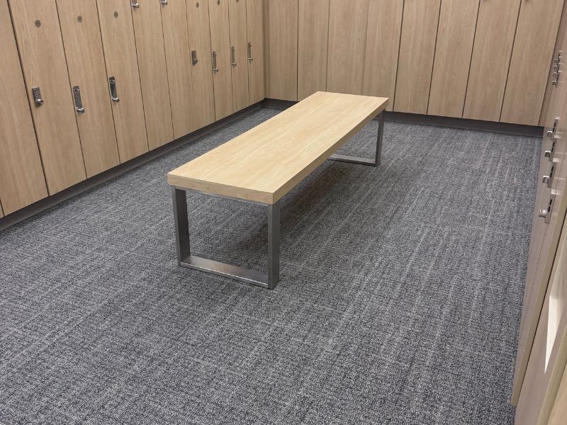 Commercial flooring installed in a West Chester area business