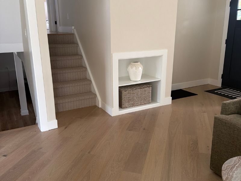 LVP flooring in the entryway of a West Chester home